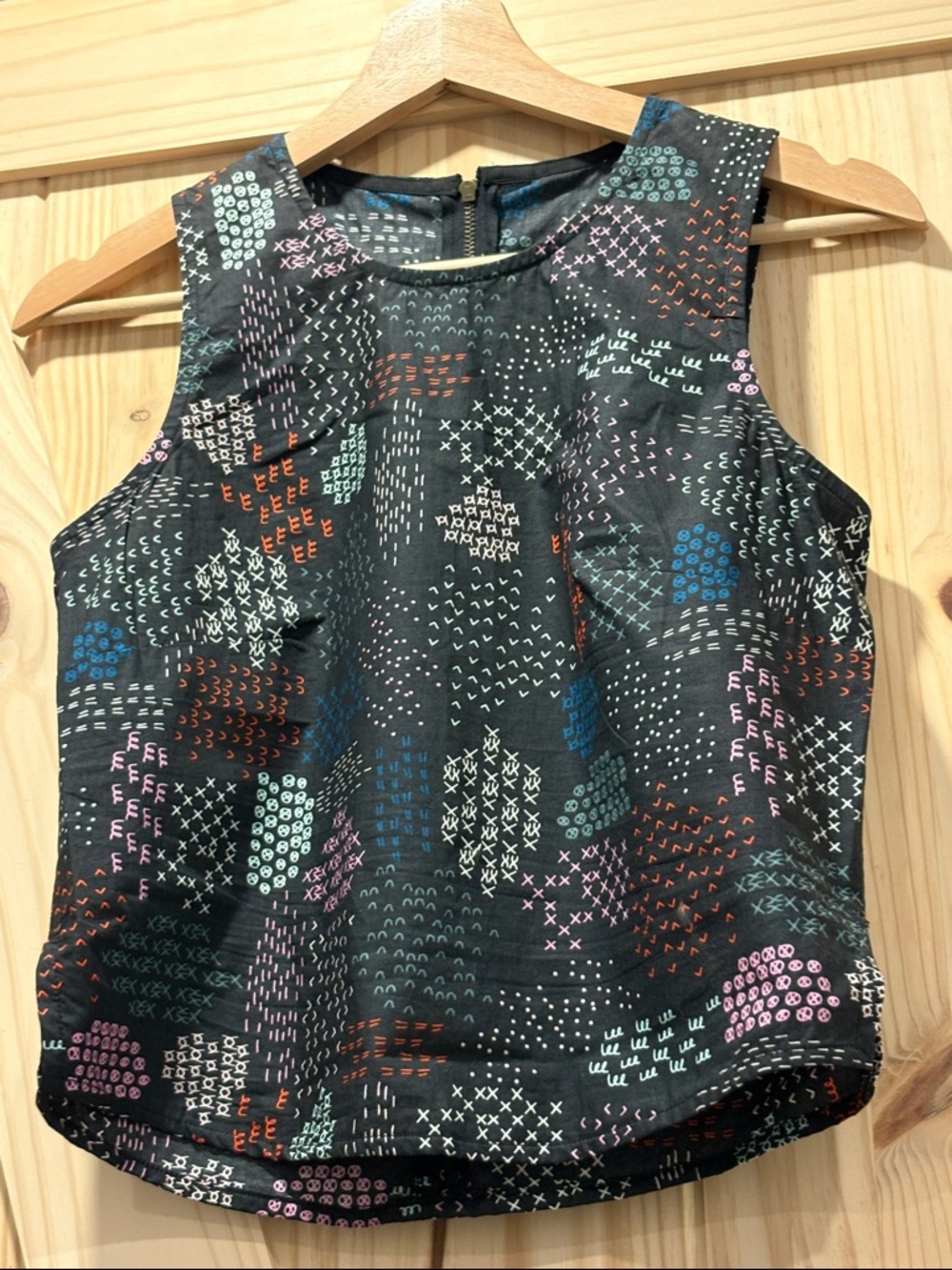 Kazak print blouse